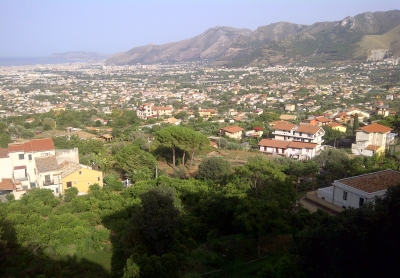 foto landschap rond palermo sicilie
