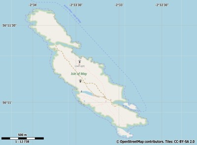Isle of May kaart