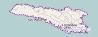 Lampedusa kaart