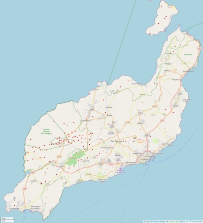 Lanzarote kaart