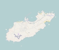 Alderney plattegrond kaart