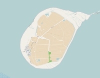 Mandø plattegrond kaart