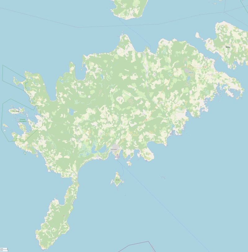 Saaremaa plattegrond kaart