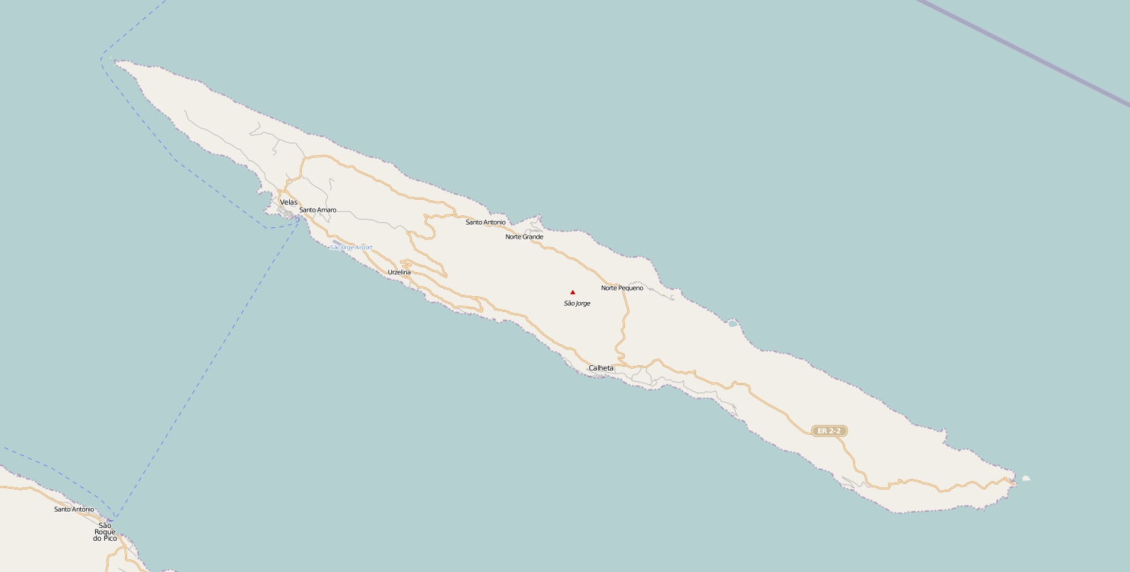 São Jorge plattegrond kaart