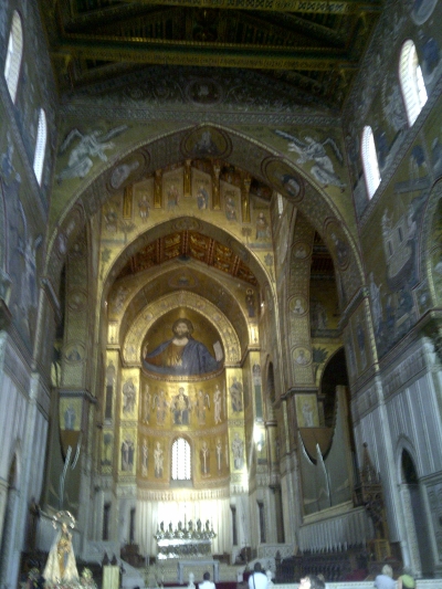foto monreale kathedraal interieur sicilie