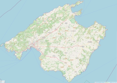 Mallorca kaart