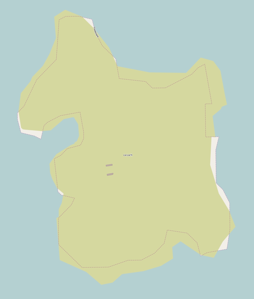 Île du Loc'h plattegrond kaart