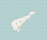 Isla de Alboran plattegrond kaart