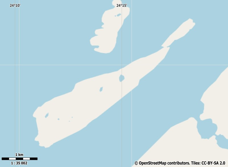 Reinøya plattegrond kaart
