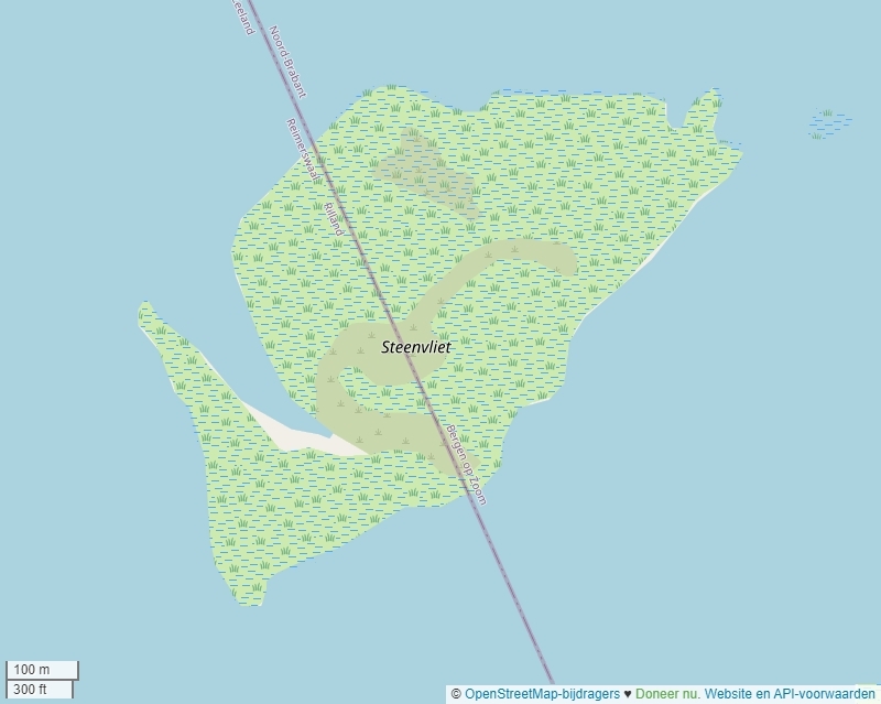 Steenvliet plattegrond kaart